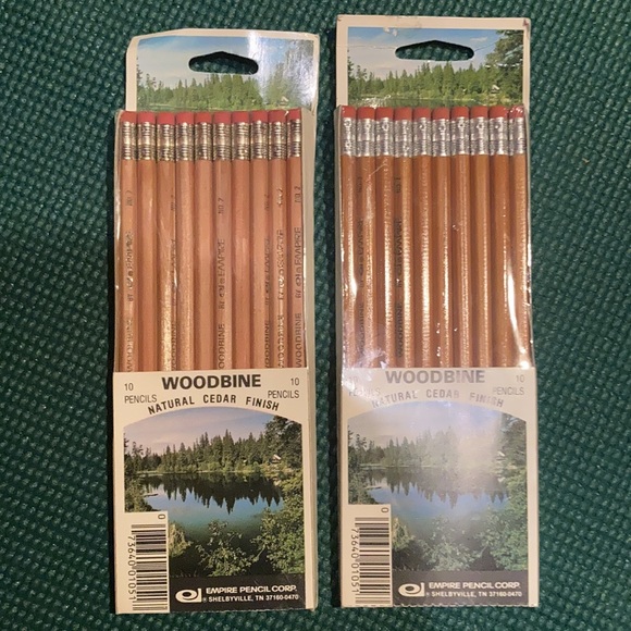✏️ (2) Ten Packs of ‘New Old Stock’ Natural Cedar Finish Empire Pencil Corp. 📝 - Picture 5 of 5